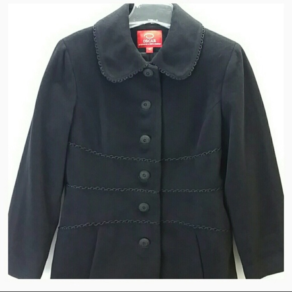 O BY OSCAR DE LA RENTA MISSY WOOL ANGORA
